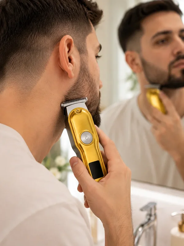 Turbo Modlu T Bıçaklı Saç Sakal Tıraş Makinesi 3 Taraklı