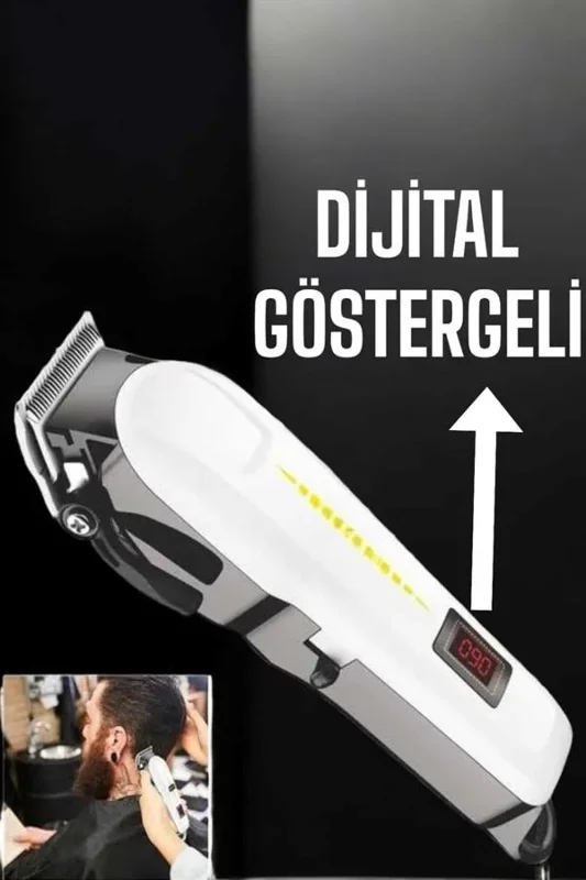 Profesyonel Tıraş Makinesi 4 Kılavuz Tarağı İle