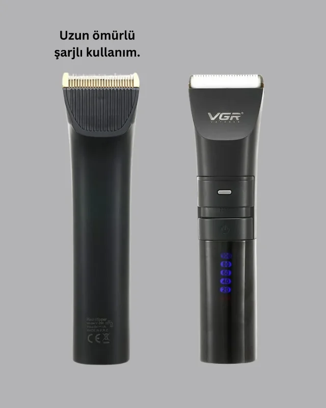 Ergonomik Suya Dayanıklı Tıraş Makinesi 1500 Mah Batarya