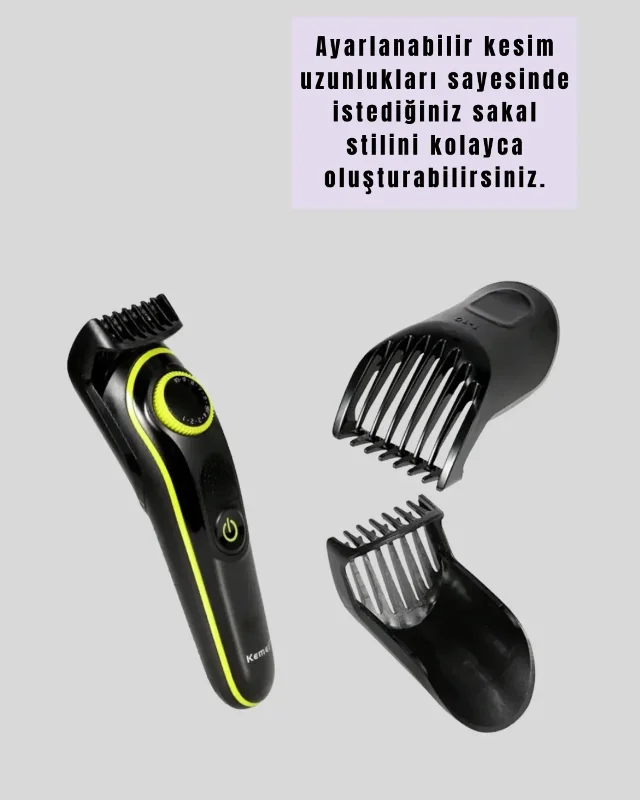 Çok Fonksiyonlu Saç Kesme Ve Sakal Düzeltme Makinesi 5 Başlık