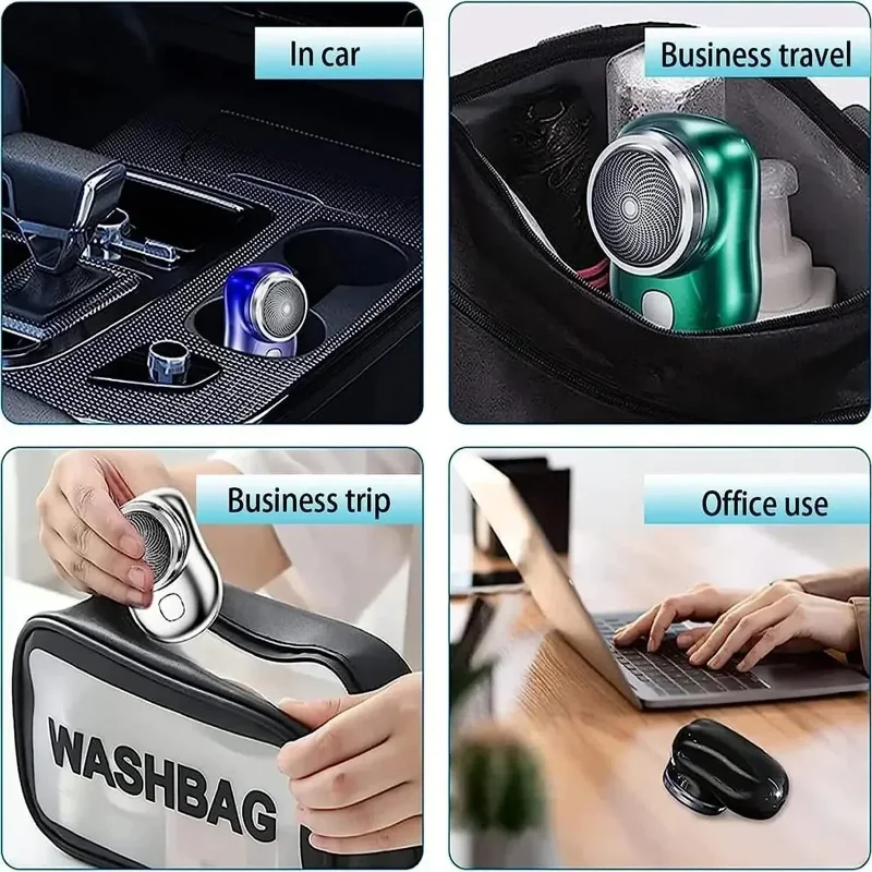 Taşınabilir Mini Elektrikli Tıraş Makinesi 1 Adet