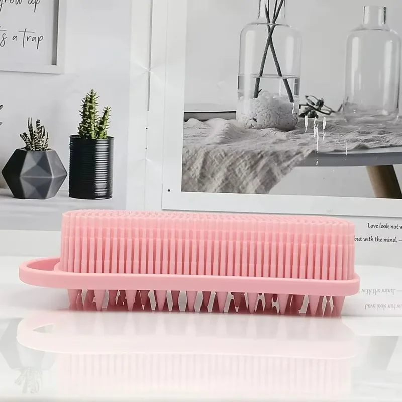 Peeling Ve Masaj Etkili Silikon Banyo Fırçası 1 Adet