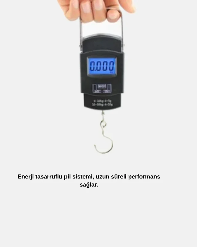 Hassas Dijital El Kantarı 50 Kg Taşıma Kapasiteli Seyahat İçin