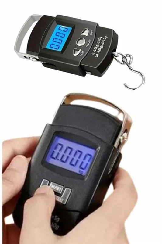 Kompakt Dijital El Tartısı 50 Kg Kapasiteli Lcd Ekran