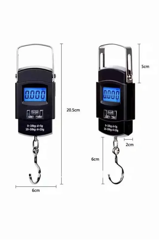 Kompakt Dijital El Tartısı 50 Kg Kapasiteli Lcd Ekran