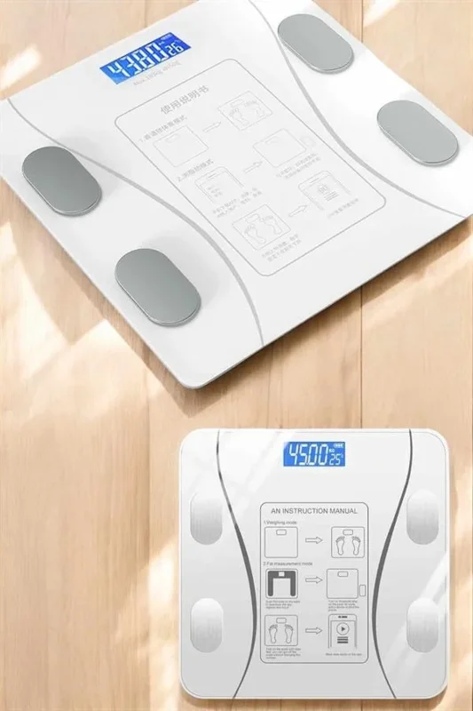 Bluetooth Akıllı Tartı 3-180 Kg Vücut Kitle Ölçer
