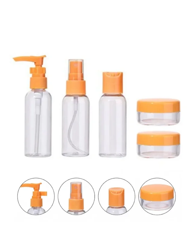 Seyahat İçin Sızdırmaz Dolum Şişesi Seti 30 Ml 5 Parça