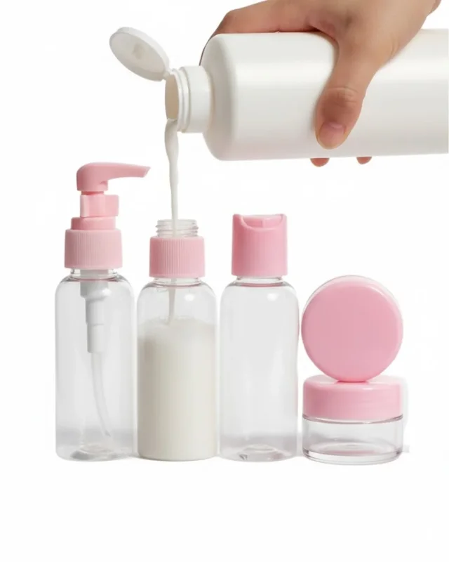 Seyahat İçin 5'li Banyo Şişe Seti 30 Ml Çantalı