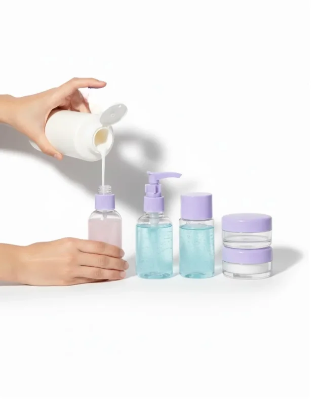 Seyahat Banyo Seti 30 Ml 5 Parça Taşınabilir Şişe Seti