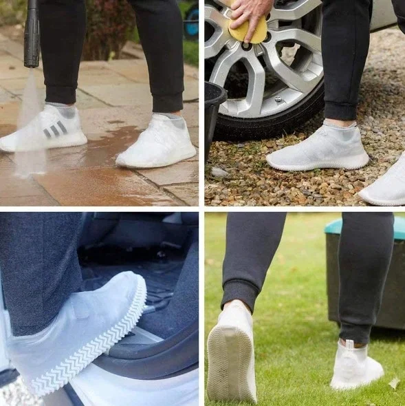 Kaymaz Su Geçirmez Silikon Kılıf M Beden Siyah