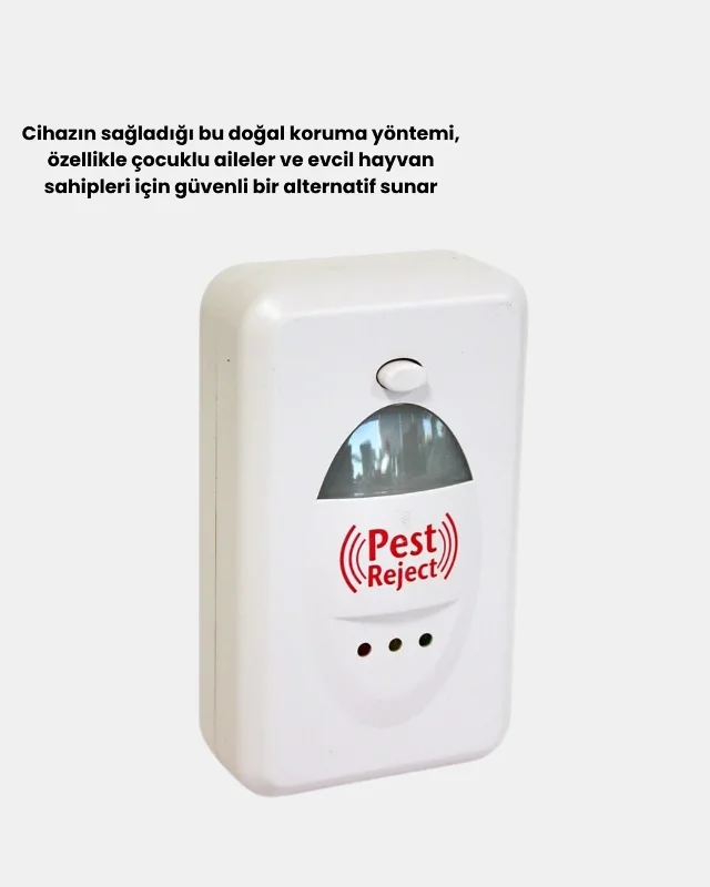 Etkili Ultrasonik Haşere Kovucu Cihaz - Kimyasalsız Koruma