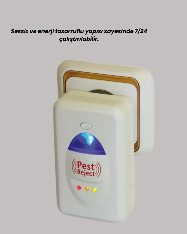 Ultrasonik Haşere Kovucu Cihaz 150 M² Ev Ofis Kullanımı