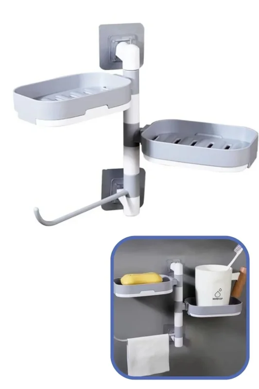 Fonksiyonel Çoklu Sabun Tutucu 1 Adet Banyo Sabunluk