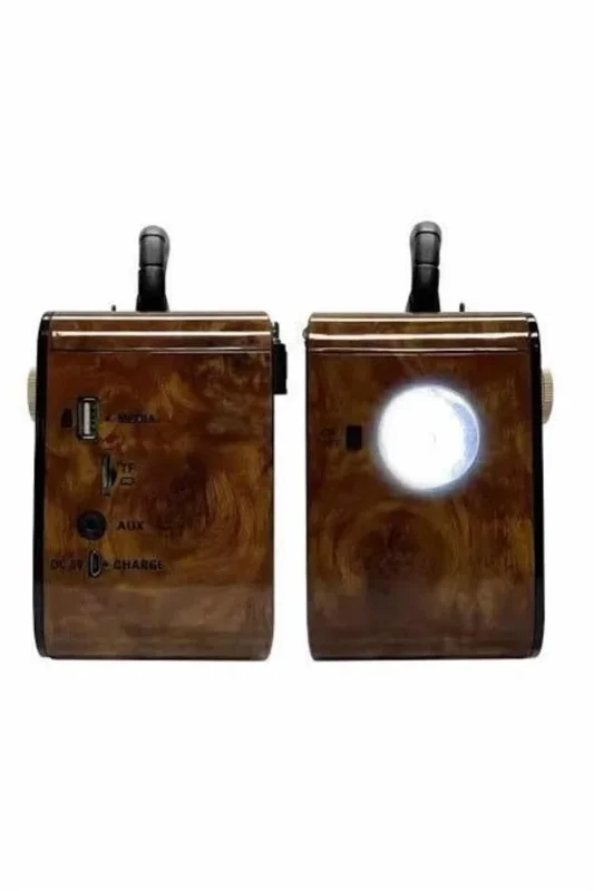 Ahşap Bluetooth Müzik Kutusu Led Işıklı