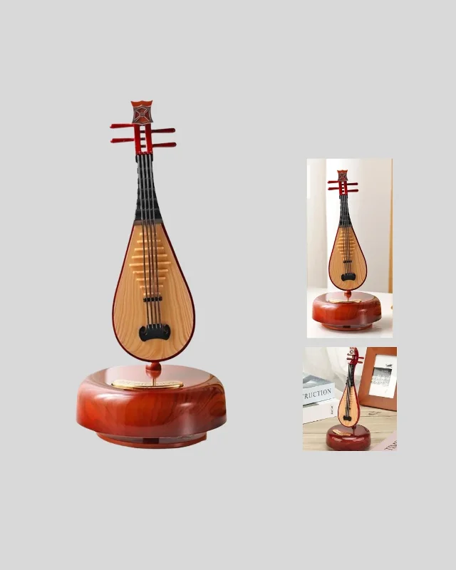 Estetik Tasarımlı Ud Figürlü Müzik Kutusu 1 Adet