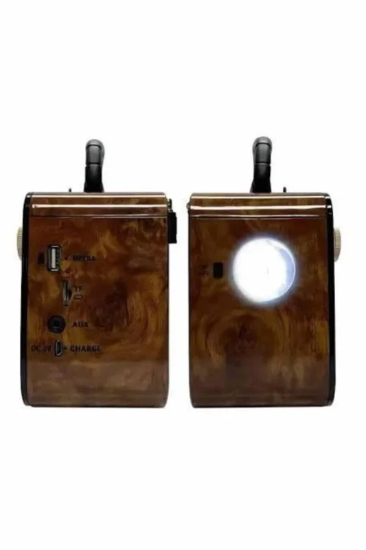 Ahşap Bluetooth Müzik Kutusu Led Işıklı