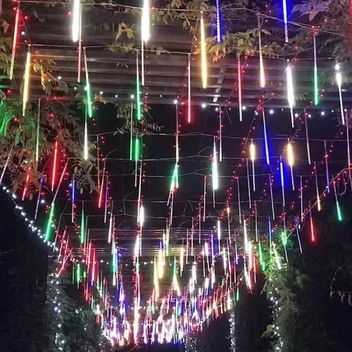 Meteor Led 3.2m 8 Saçaklı Dış Mekan Dekorasyonu