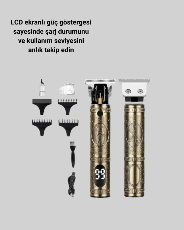 Şarjlı Tıraş Makinesi Islak Ve Kuru Kullanım İçin Erkek Bakımı