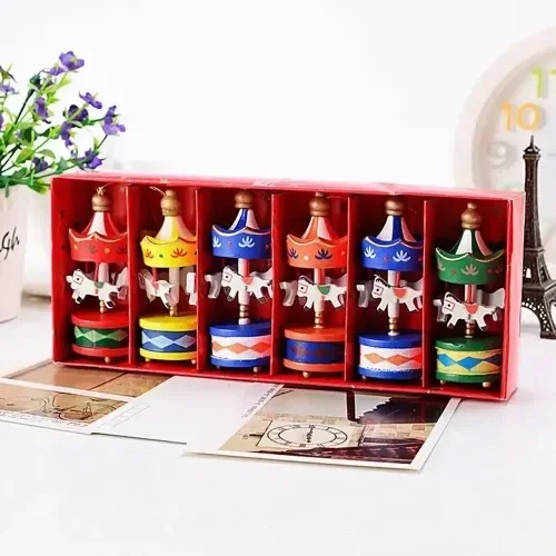 Renkli 6'lı Ufak Atlı Karınca Dekoratif Set