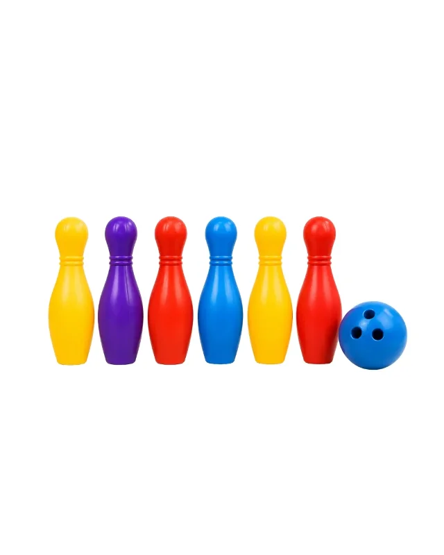 Eğlenceli Bowling Seti 6 Renkli Kuka Ve Top İle
