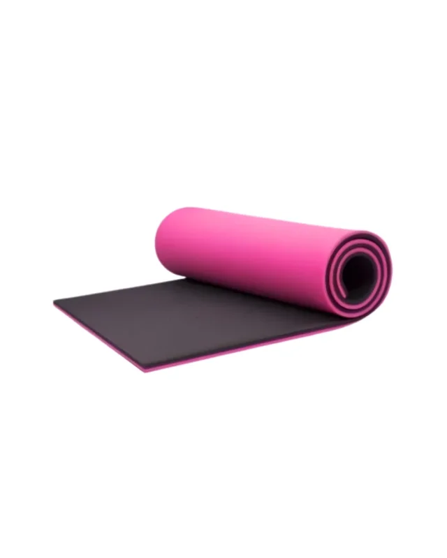 Konforlu 10mm Yoga Matı Pembe Renkli Fitness Ekipmanı