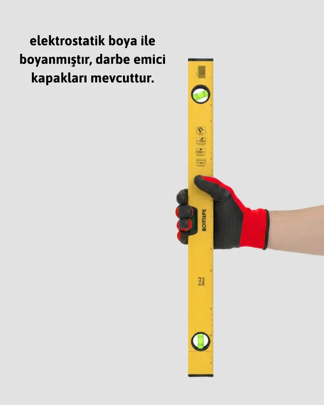 Ergonomik Su Terazisi 600 Mm Pratik Ölçüm Aracı