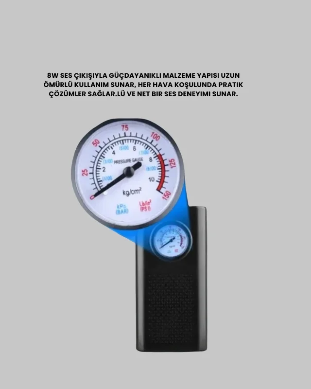 Pratik Elektrikli Lastik Pompası 20 Cm Hortum İle