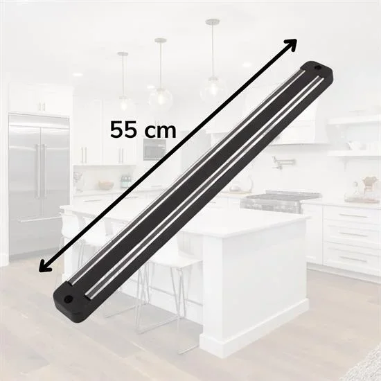 Pratik Mıknatıslı Paslanmaz Bıçak Askısı 55 Cm Duvar Aparatı