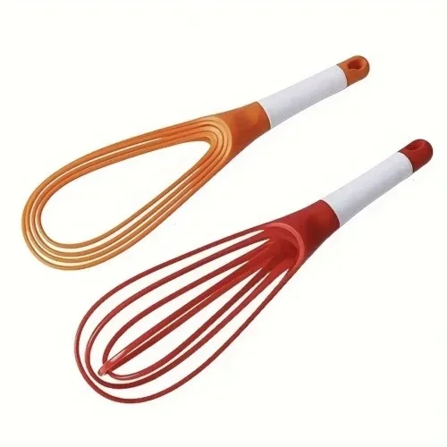Ergonomik Silikon Saplı 2 İşlevli Çırpıcı