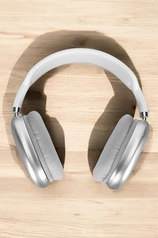 Bluetooth Kulaklık Beyaz 10 Metre Mesafe Mikrofonlu Kablosuz
