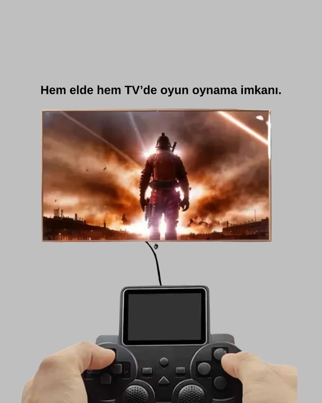 S10 Gamepad Hdmı Bağlantılı 520 Oyunlu Oyun Konsolu