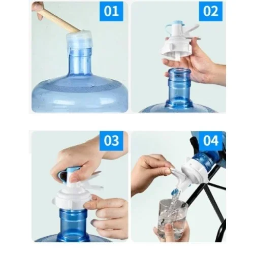Metal Standlı Damacana Musluk Başlığı Seti 19l-20l