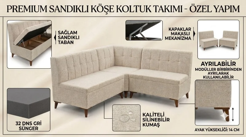 Sandıklı Mutfak ve Balkon Köşesi