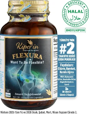 Flexura | Glukozamin, MSM, Kondroitin, Akgünlük, SAM-e, Hyaluronik Asit.. | 60 Kapsül