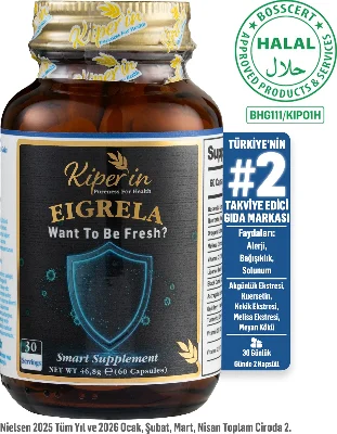 Eigrela | Kuersetin, Kekik, Astragalus, Çörek Otu, Akgünlük.. | 60 Kapsül