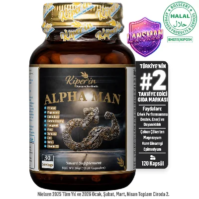 Alpha Man | Premium Erkek Formula | 120 Kapsül