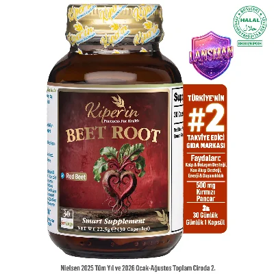 Beet Root | Kırmızı Pancar | Nitrik Oksit & Kan Basıncı Desteği | Kalp | Antioksidan | 30 Kapsül