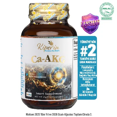 Ca-AKG | 1000 mg | Mitokondri ve Hücresel Destek | 60 Kapsül