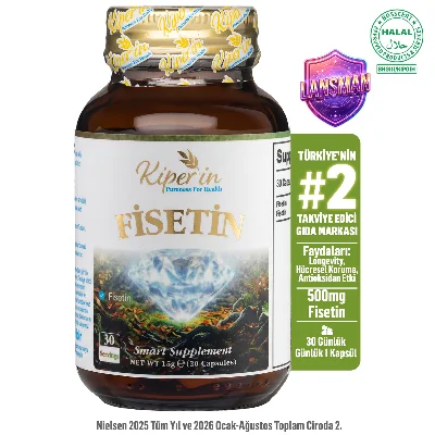 Fisetin | Senolytic Bileşik | Hücre Temizleme ve Longevity Desteği | 30 Kapsül