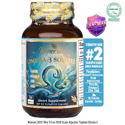 Yüksek Konsantre Omega 3 | 1044 mg | EPA 520mg & DHA 360mg | 30 Softgel