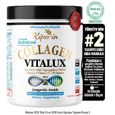 Vitalux Longevity Kolajen | NMN, NR, Fisetin, Spermidin, Ca-AKG ve C Vitamini | 30 Günlük