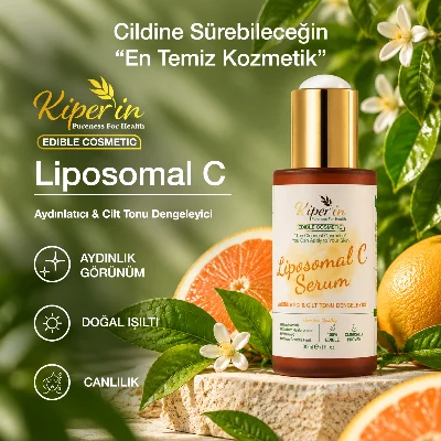 Liposomal C Serum | Aydınlatıcı & Cilt Tonu Dengeleyici | Lipozomal C Vitamini, Maca & Meyan | 30mL