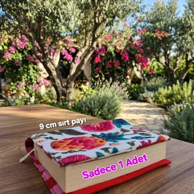 Begonvil | Yaz Rüyası Koleksiyonu kumaş kitap kılıfı | Kalın kitapları için