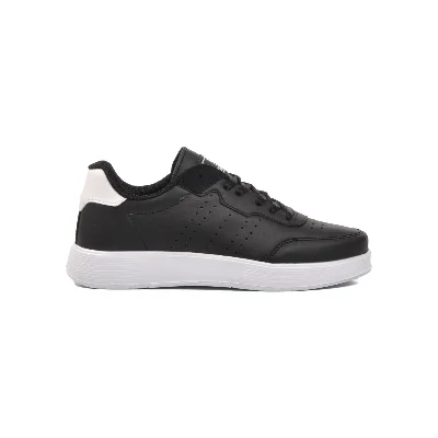 Aspor Siyah Beyaz Kadın Spor Ayakkabı Sneaker