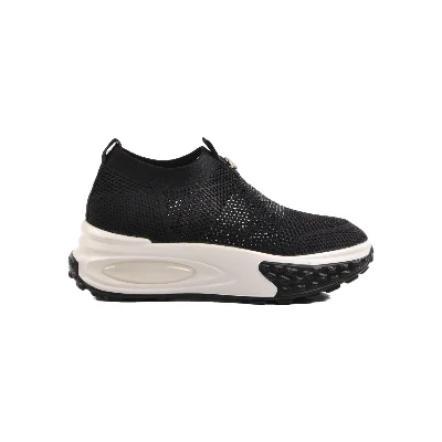 Guja Siyah Triko Hafif Kadın Sneaker