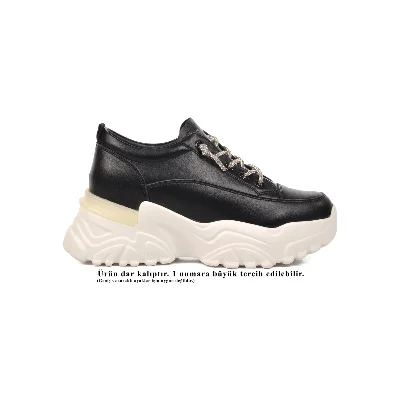 Guja Siyah Kadın Spor Ayakkabı Sneaker
