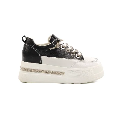 Guja Siyah Yüksek Taban Kadın Sneaker