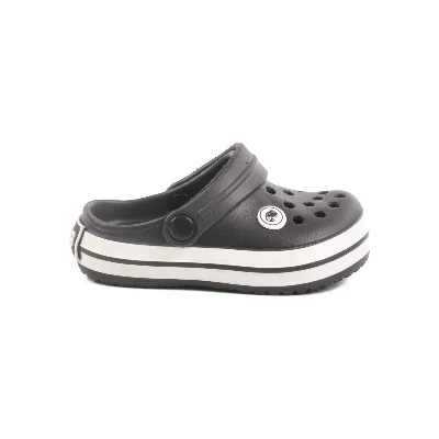Aspor Siyah Eva Unisex Çocuk Sabo Terlik