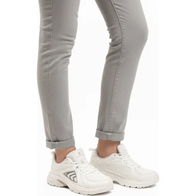 Hammer Jack Beyaz Hafızalı Taban Unisex Spor Ayakkabı