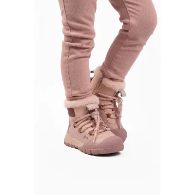Marcokids Pembe İçi Kürklü Kız Çocuk Düz Bot